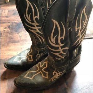 Leather Cowgirl boots